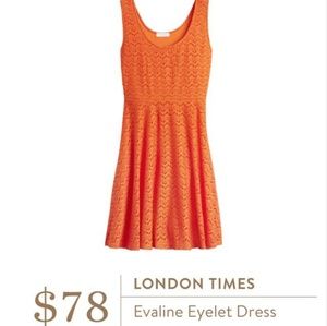 London Times Evaline Eyelet Dress